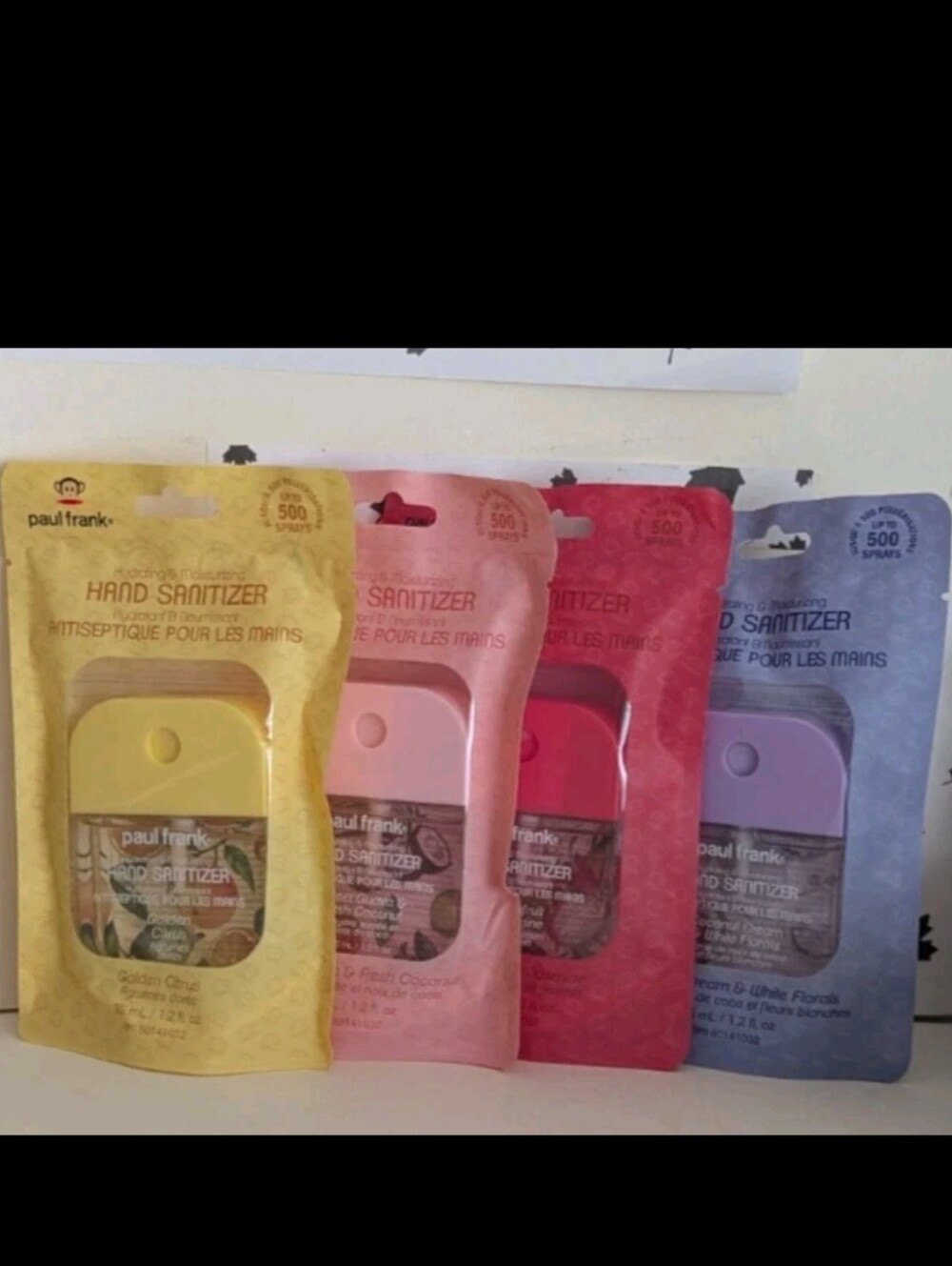 Paul Frank 4 Piece Hand Sanitizer Bundle